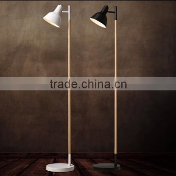 Hot sale indoor downlight modern metal wooden floor lamp