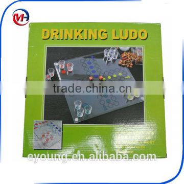 Hot Selling Drinking Ludo Board Chess Game Set