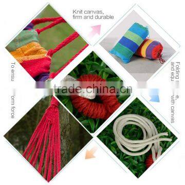 Double Canvas Hammocks Portablecot Bed With Stand For Family/stainless Steel Hammock Stand photo-3