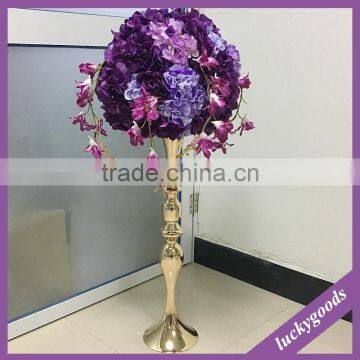 14inch purple handmade flower arrangement with hanging