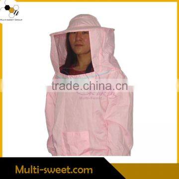 Ventilated Color Cotton Beekeeper Protective Suits Jacket with Helmet