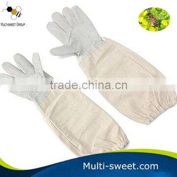 Best Selling Beekeeping Goat Leather Gloves / Beekeeper Protection Gloves With Long Sleeve photo-2