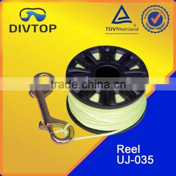 Fishing reel for diving SCUBA