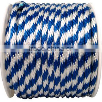 The yacht rope solid braided rope polyester cord