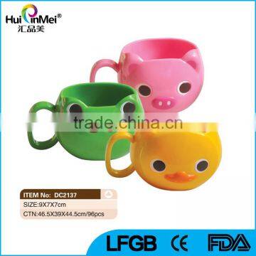 Food Grade Material Cartoon Kids Plastic Cup