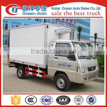 Foton 4X2 gasoline refrigerator truck for sale