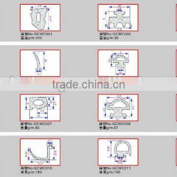 EPDM rubber gasket,glasss curtain wall