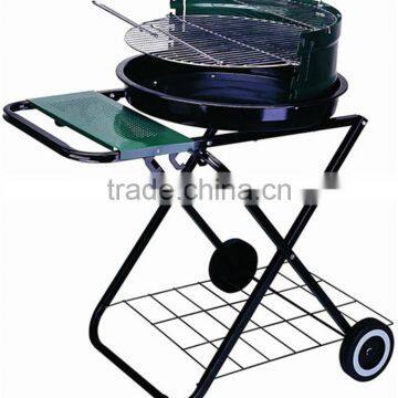 promotional folding bbq grill trolley