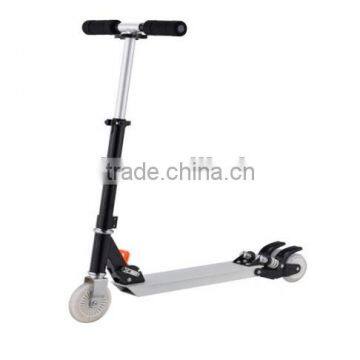 Kid's scooter with two suspension
