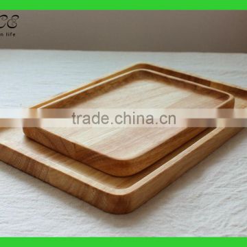 Custom rectangle wood tray