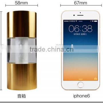 New Arrival Creative Bluetooth Loudspeaker Box With Led Light, Crystal Columniform Plug In-card Voice Box photo-5