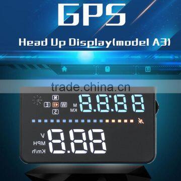 Universal Head Up Display With GPS 3.5 Inch Screen HUD For Car Auto Speed Monitor For Wholesale photo-6
