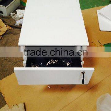 Metal Steel 2 Drawer Mobile Pedestal Table Storage Powder Coated Steel Drawer Cabinet photo-2