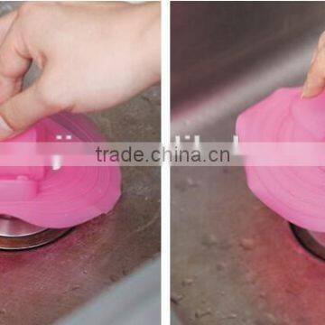 Hippo Shaped Silicone Floor Drain Ground Leakage Sink Stopper photo-3