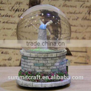 3d Resin Base Funny Custom Made Snow Globe Glass Snow Ball photo-3