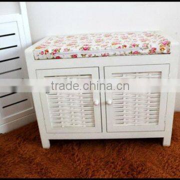 wooden furniture white wooden storage cabinet footstool