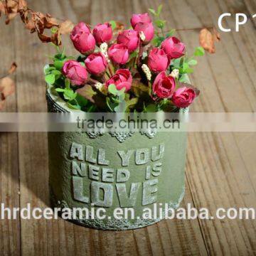 Hot Sale Indoor Antique Cement Flowerpots & Planters photo-5