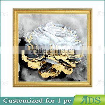 Handpainted Modern Floral Fabric Oil Painting photo-2