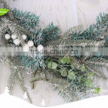 GNW CHGR-1607021 New Design Cheap Silver Christmas Garland With White Ball photo-2