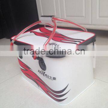 EVA Fishing Barrel Square Portable Water Carrier Foldable for Fishing photo-2
