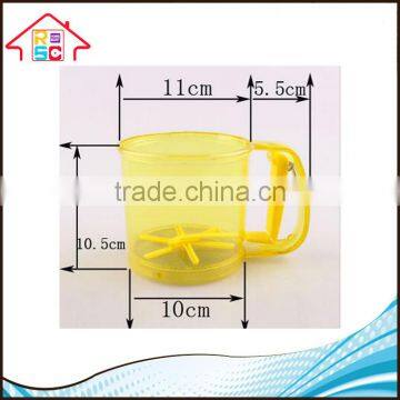 NBRSC Plastic Mesh Flour Sifter Perfect For Baking Cup Shape Sieve Filter Home Kitchen photo-2