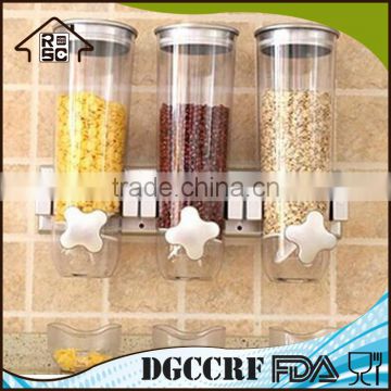 NBRSC Wall Mount Dry Food Dispenser Candy Cereal Dispenser Storage Container