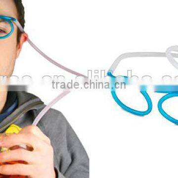 NBRSC Creative Plastic Drinking Glasses Straws for Kid Flexible Glass Straw For Drinking photo-2