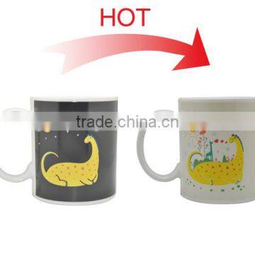 Hot Sale Dinosaur Color Changing Ceramic Mug for Promotional photo-3