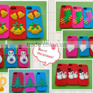 Promotional Christmas Silicone Mobile Phone cover