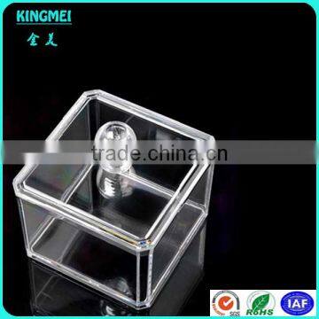 Mini Clear Acrylic Makeup Rectangle Storage Box With Lid photo-6