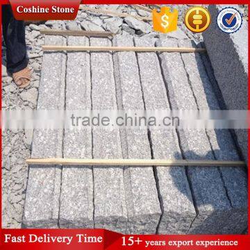 Exterior Stone Landscaping Grey Granite Road Kerbstone photo-4