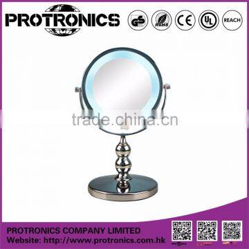 JM907 LED lighting mirror table mirror standing mirror double side magnifying