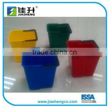 Colorful plastic cleaning bucket