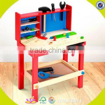 2017 wholesale kids wooden tool play set new design baby wooden tool play set cheap children wooden tool play set W03D044