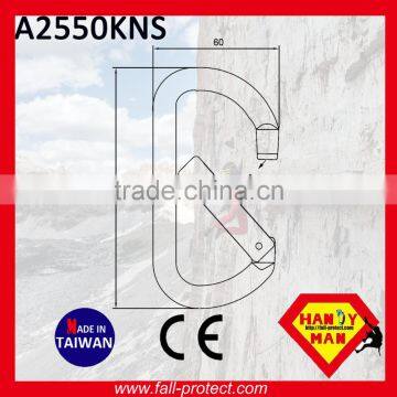 25KN With CE Certificate O Type Aluminum Carabiner For Wild Sports photo-2
