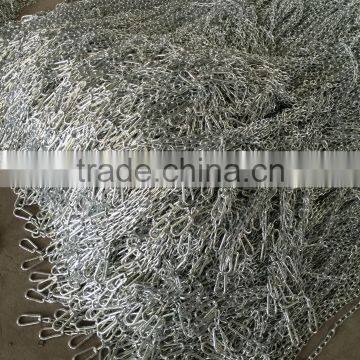 Galvanized Link Chain, for Marine Use, Dock Fender Link Chain, Marina, Pontoon photo-3