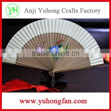 High Quality Ladies Gift Fan Hand n in Bamboo photo-4