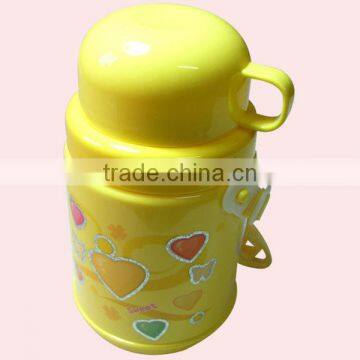 450ML Food Grade Plastic Children Vacuum Water Bottle With cup