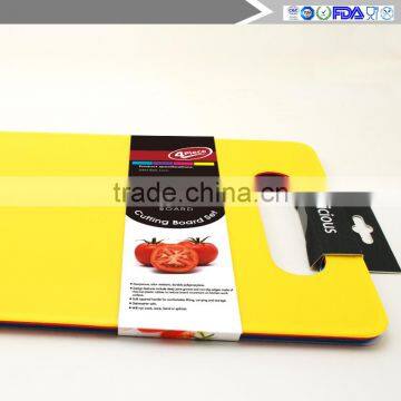 Manufacturer of High Quality Ultra-thin 4 Color Plastic Cutting Board 4 Sets photo-4