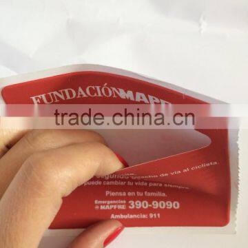 2016 Self adhesive sign pocket with square shape tax disc holder