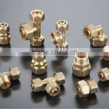 BRASS COMPRESSION FITTIGNS FOR PEX PIPE