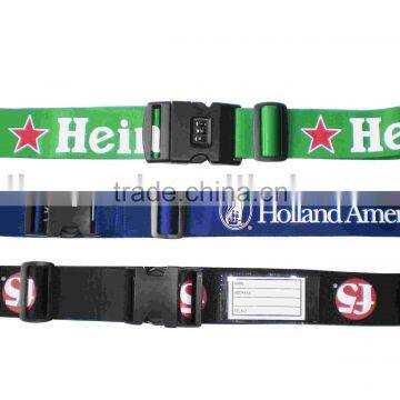 tsa lock luggage belt strap