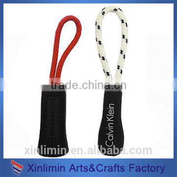 2016 custom cable leather design zipper puller