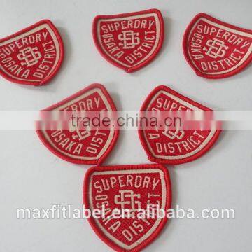 China Factory Custom Embroidery Letter Patches Woven Label Patch for Cloth photo-2