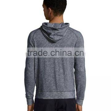 High Quality Men Hoodie v Neck Cotton Plain Wholesale Thin Hoodie photo-4