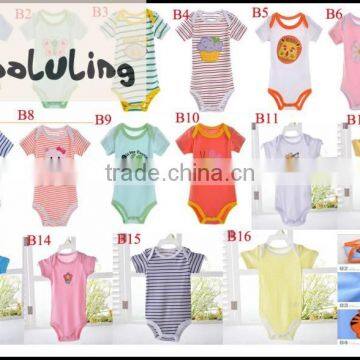 100% Cotton TinaLuLing Unisex newborn organic baby clothes infant bodysuits, bodysuits