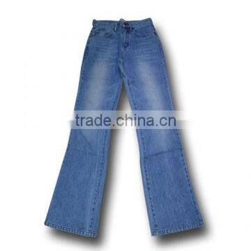 blue fashion bootcut jeans young girls long sexy jeans