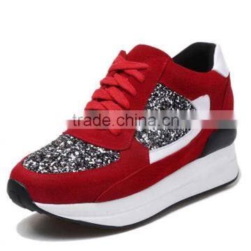 Zm11658a New Design Student Casual Sport Shoes Women Paillette Shoes photo-3