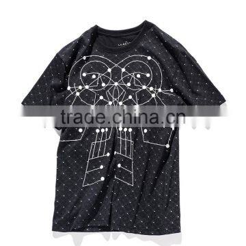 2017 Summer New Design Custom Gym Street Wear t Shirt Printed photo-3