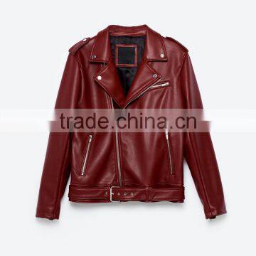 Wholesale Fashion Softshell Motocycle Cheap Leather Jackets Men 2016 photo-2